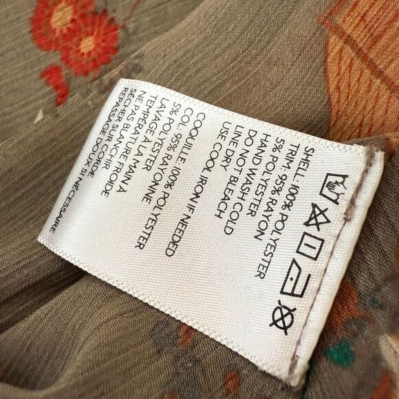 Kimchi Blue Urban Outfitters Bird Cage Floral Duster Kimono Cardigan Medium Bell - Picture 4 of 5